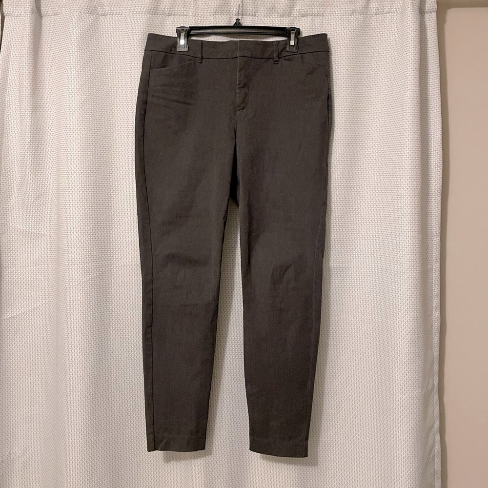 Old Navy Pixie Pants Full Length Charcoal Grey